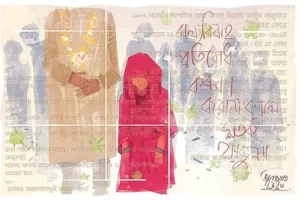  একদল স্কুলছাত্রী নান্দাইলে সহপাঠীর বাল্যবিবাহ বন্ধ করল 