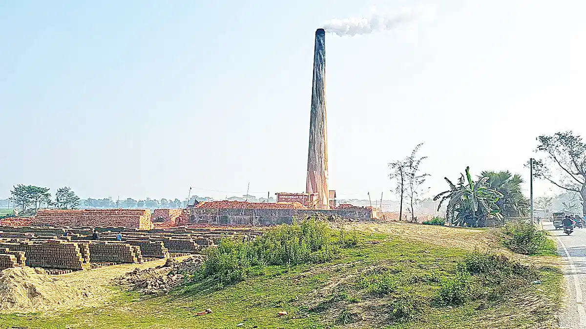 ফসলি জমির উপরিভাগের মাটি দিয়ে চলছে অবৈধ ভাটা